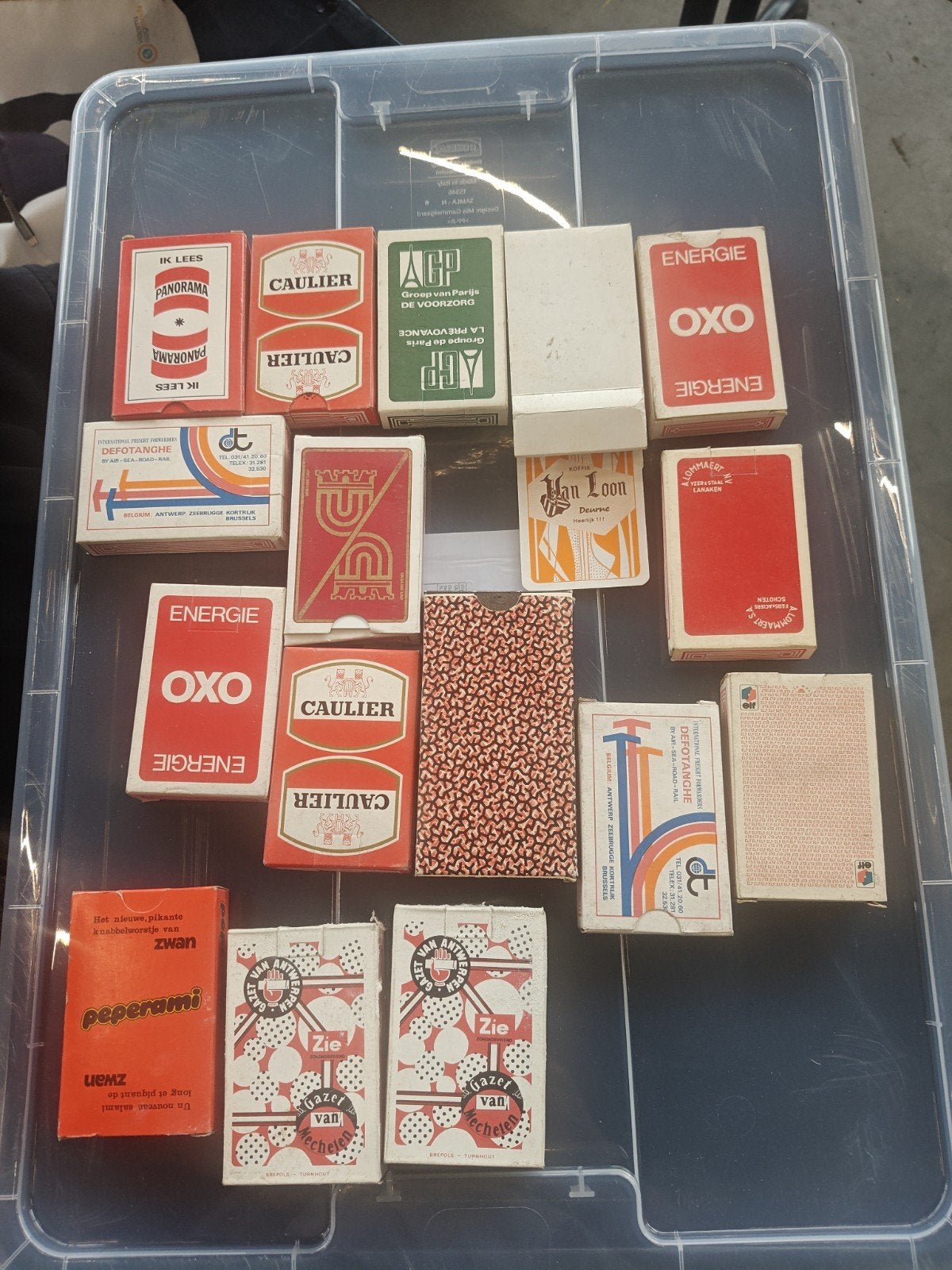 lot van 16 oude boeken speelkaarten vintage, Verzamelen, Ophalen of Verzenden, Speelkaart(en)