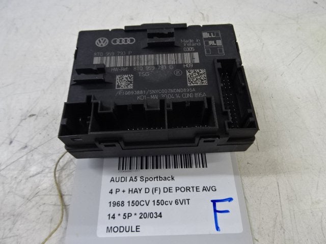UNITE ELECTRONIQUE Audi A5 Sportback (8TA) (8T0959793P), Auto-Union-Straße  1,
85057  Ingolstadt, DE, Info@audi.de, Audi, Utilisé
