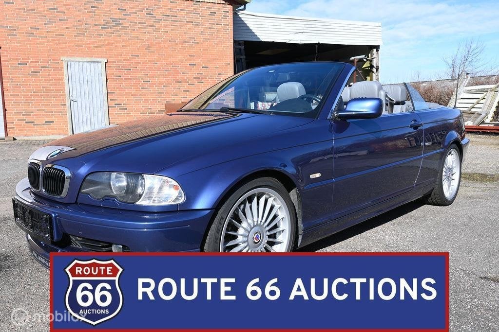 BMW Alpina B3 3.3 Cabrio | 2002 | Route 66 Auctions, Autos, Alpina, Achat, Entreprise, Boîte manuelle, Autre carrosserie