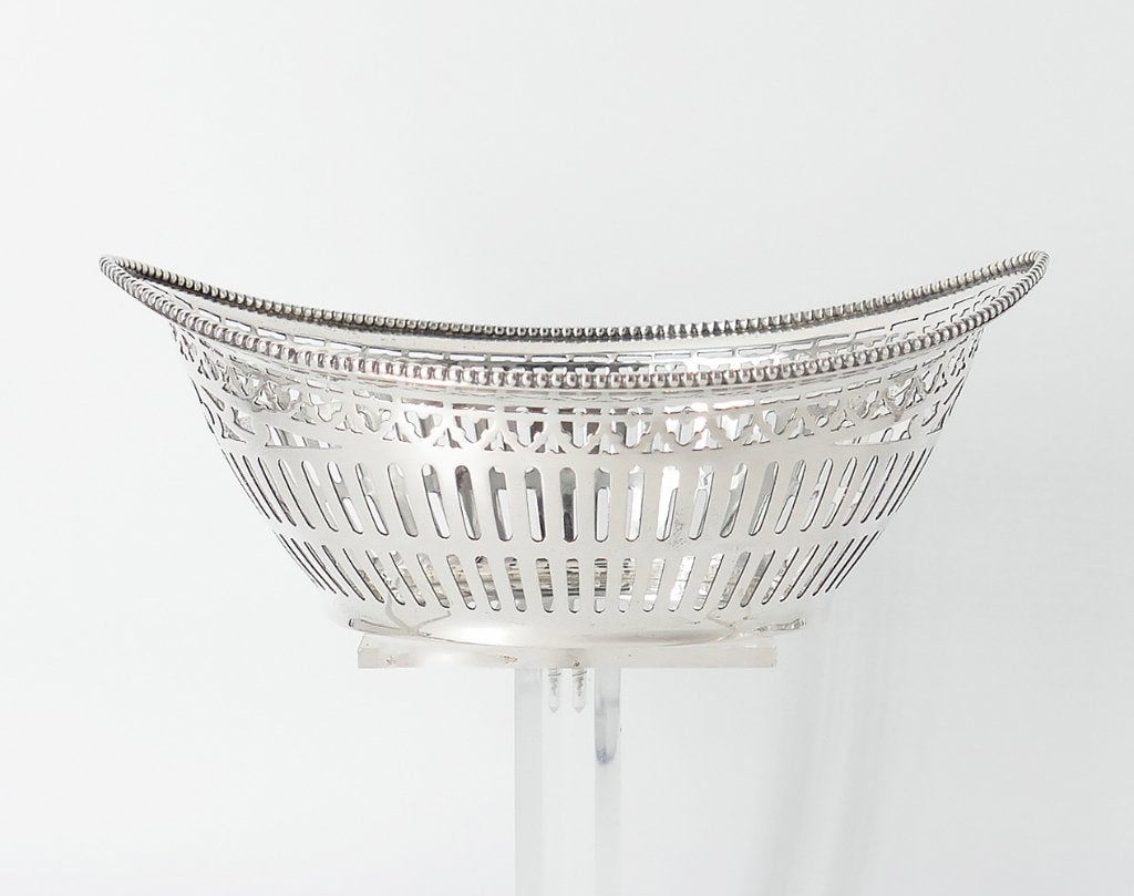 Zilveren Bonbonmand - A. Presburg - Haarlem, 1957, Ophalen of Verzenden, Zilver