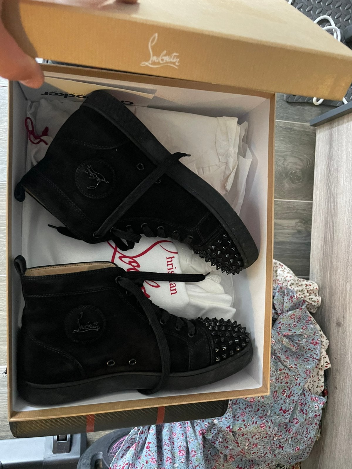 Louboutin sneakers, Ophalen, Zo goed als nieuw, Sneakers