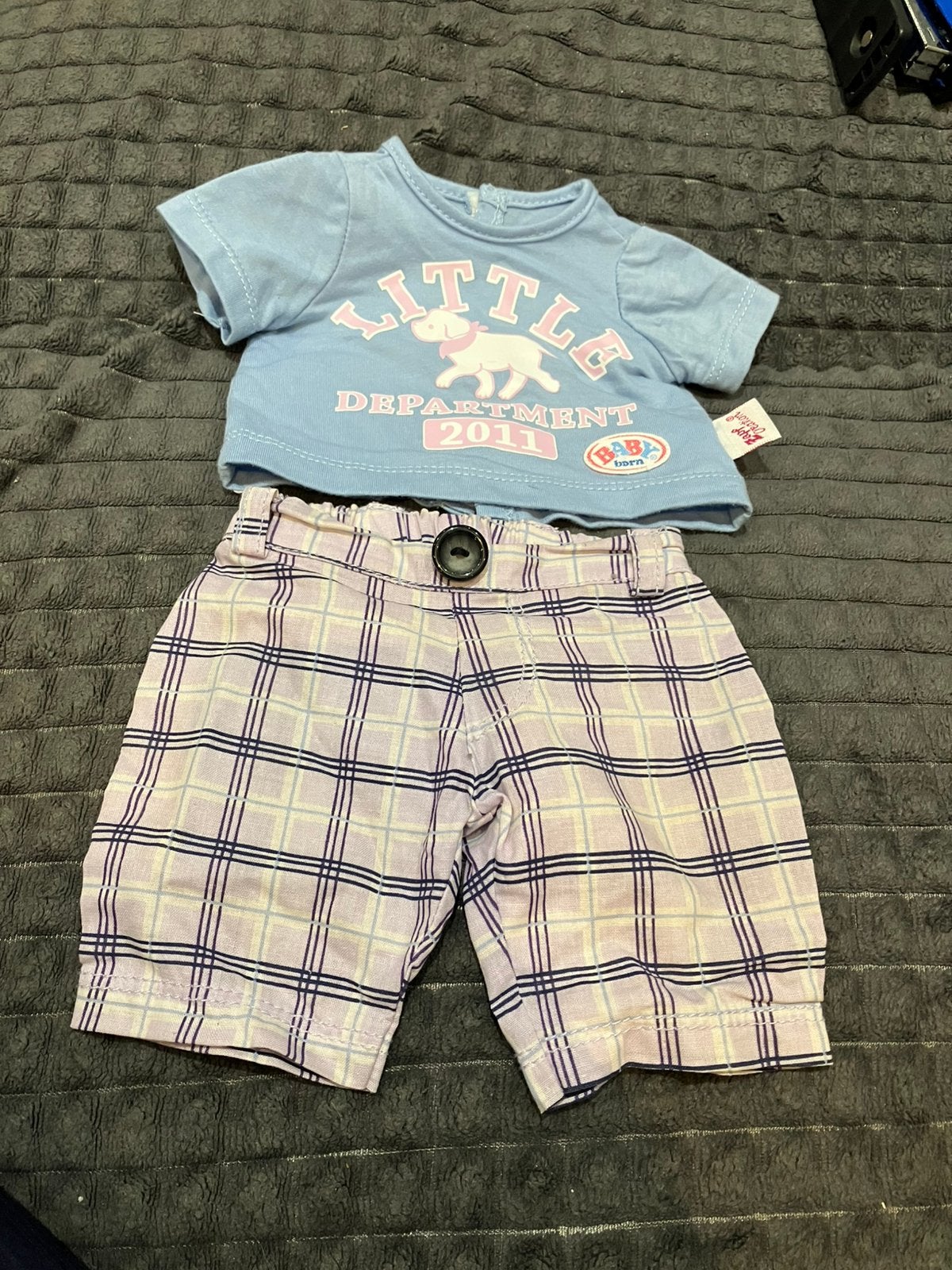 Pantalon + t-shirt Baby Born Zapf Creation pour poupée 43 cm, Enfants & Bébés, Jouets | Poupées, Enlèvement ou Envoi, Comme neuf