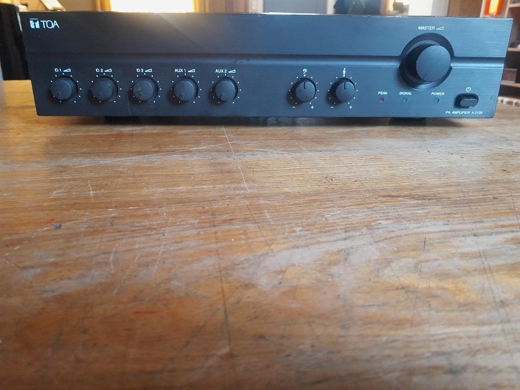 Toa PA versterker, Ophalen of Verzenden, Gebruikt, Minder dan 500 watt