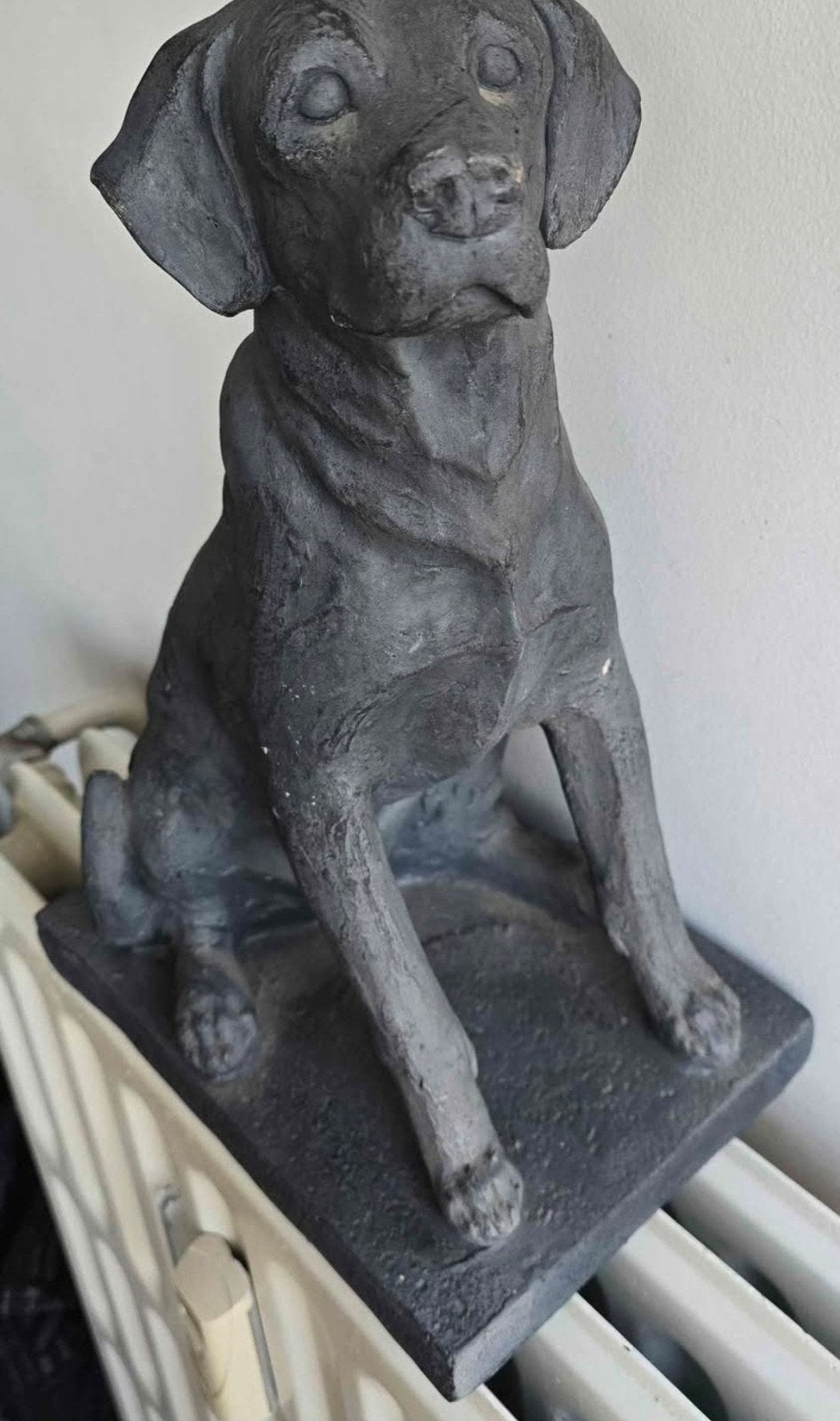 statue chien, Ophalen of Verzenden, Zo goed als nieuw, Dier