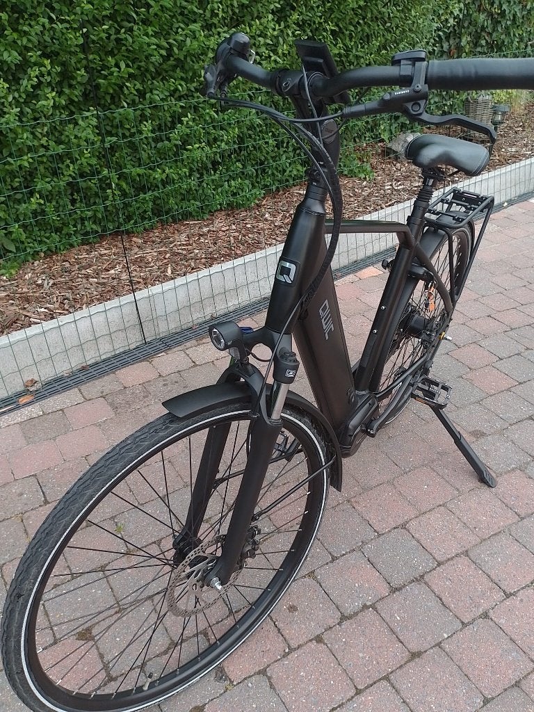 Elektrische Heren fiets Qwic, Ophalen, Zo goed als nieuw, Qwic
