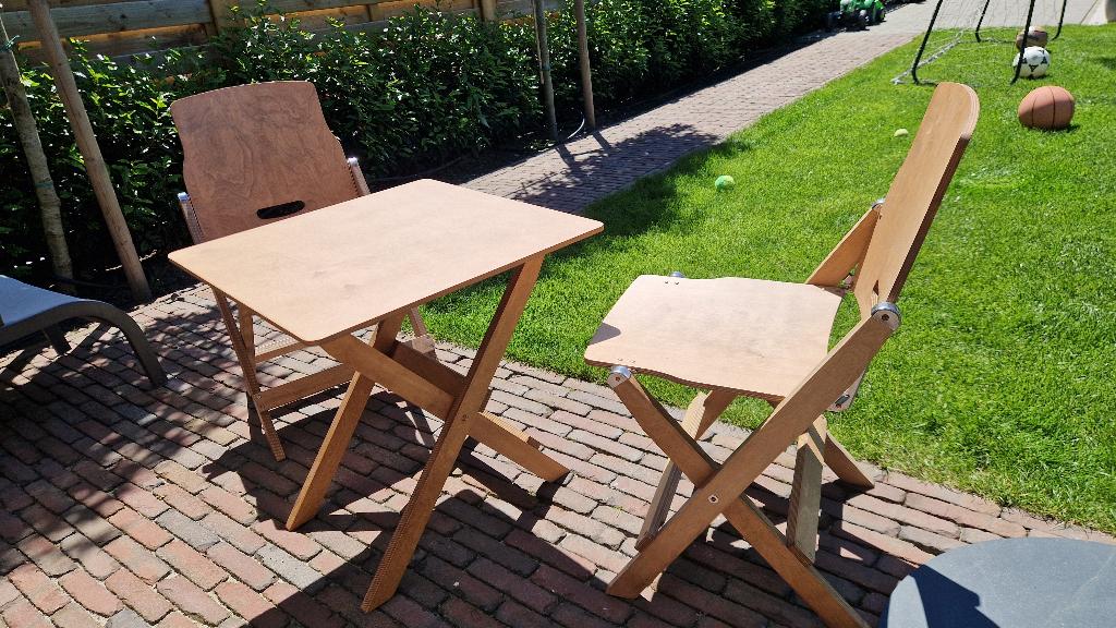 Tuinset barenones, Nieuw, Tuinset, Hout, Eettafel