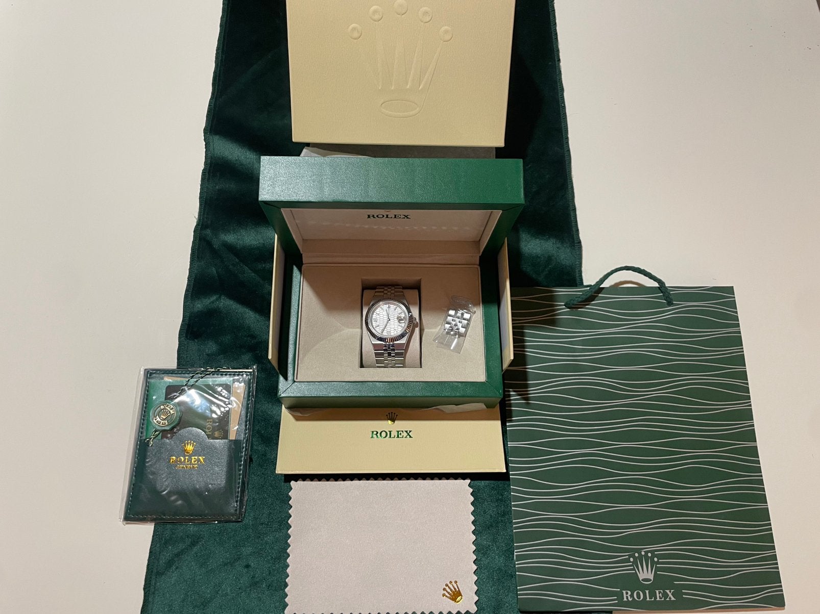 Rolex Datejust– Automatic – Jubilee Bracelet – Fluted Bezel, Overige materialen, Polshorloge, Overige materialen, Nieuw