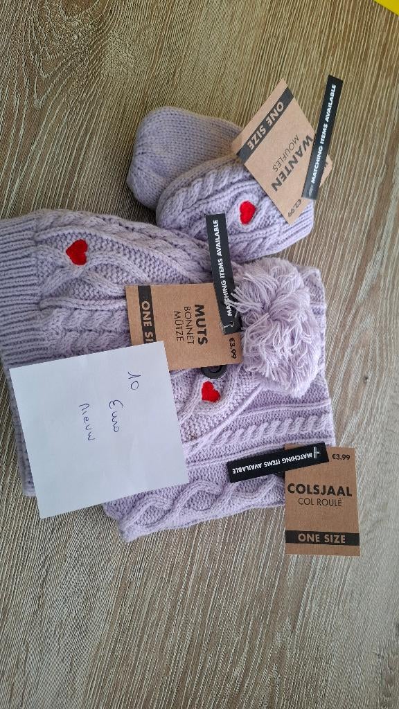 Muts,sjaal,handschoenen, Enfants & Bébés, Vêtements de bébé | Bonnets, Écharpes & Moufles, Neuf, Enlèvement, Bonnet, Taille 56