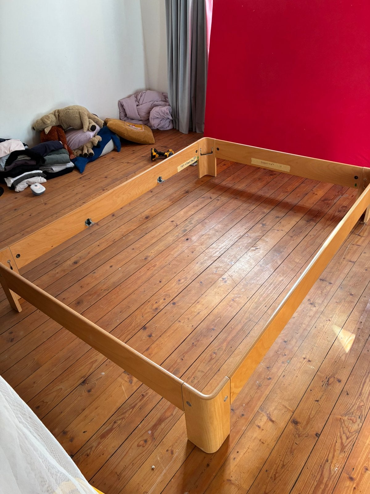 Auping auronde met matras en bodem 140 x 200, Ophalen, Zo goed als nieuw