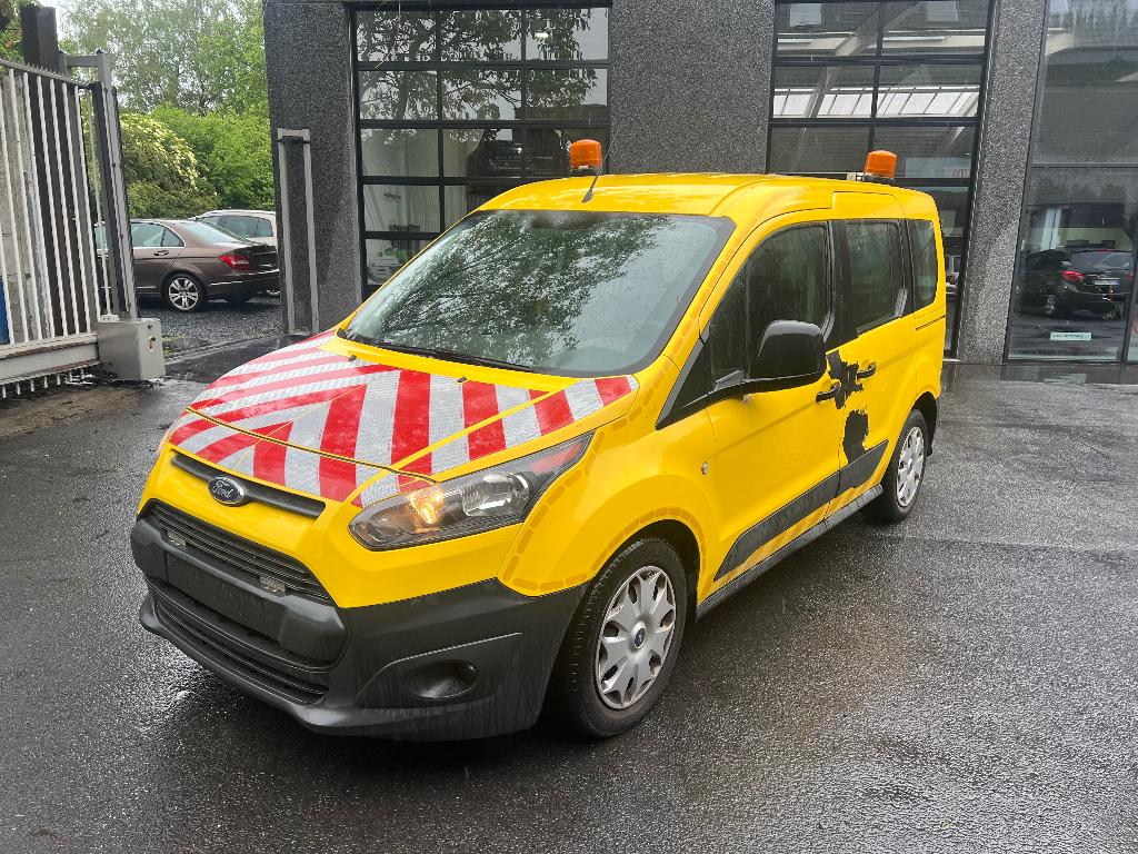 Ford transit connect 1.0 b bj2016 5zit met signalisatie !, Autos, Ford, Achat, Euro 6, Jaune, 5 portes