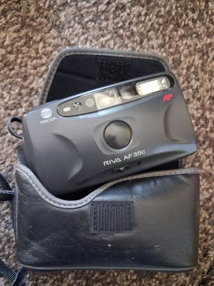 MINOLTA CAMERA RIVA AF35c vintage, Ophalen, Minolta