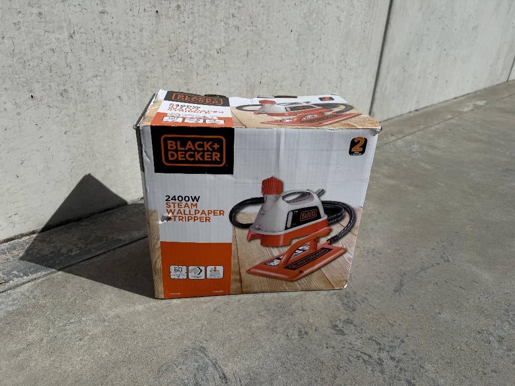 BLACK+DECKER stoomafstomer behang afstomer – 2400W, Electroménager, Vapeurs, Enlèvement, Comme neuf, Nettoyeur à vapeur
