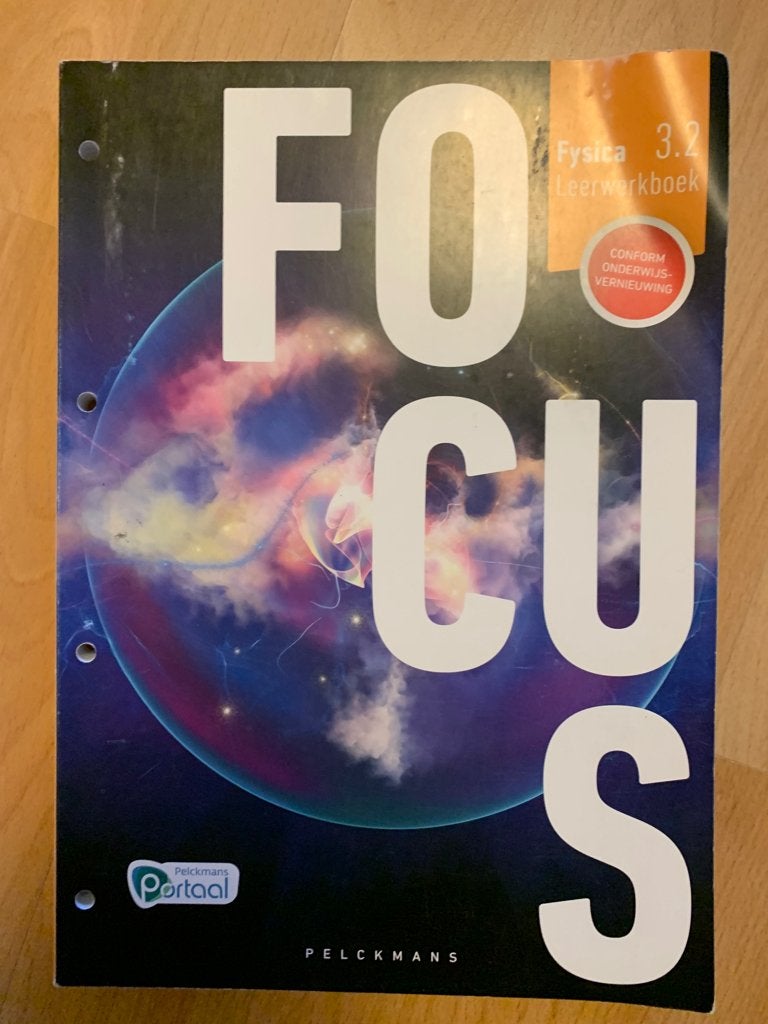 Fysica Focus 3.2 Leerwerkboek, ASO, Natuurkunde, Nieuw, Ophalen of Verzenden