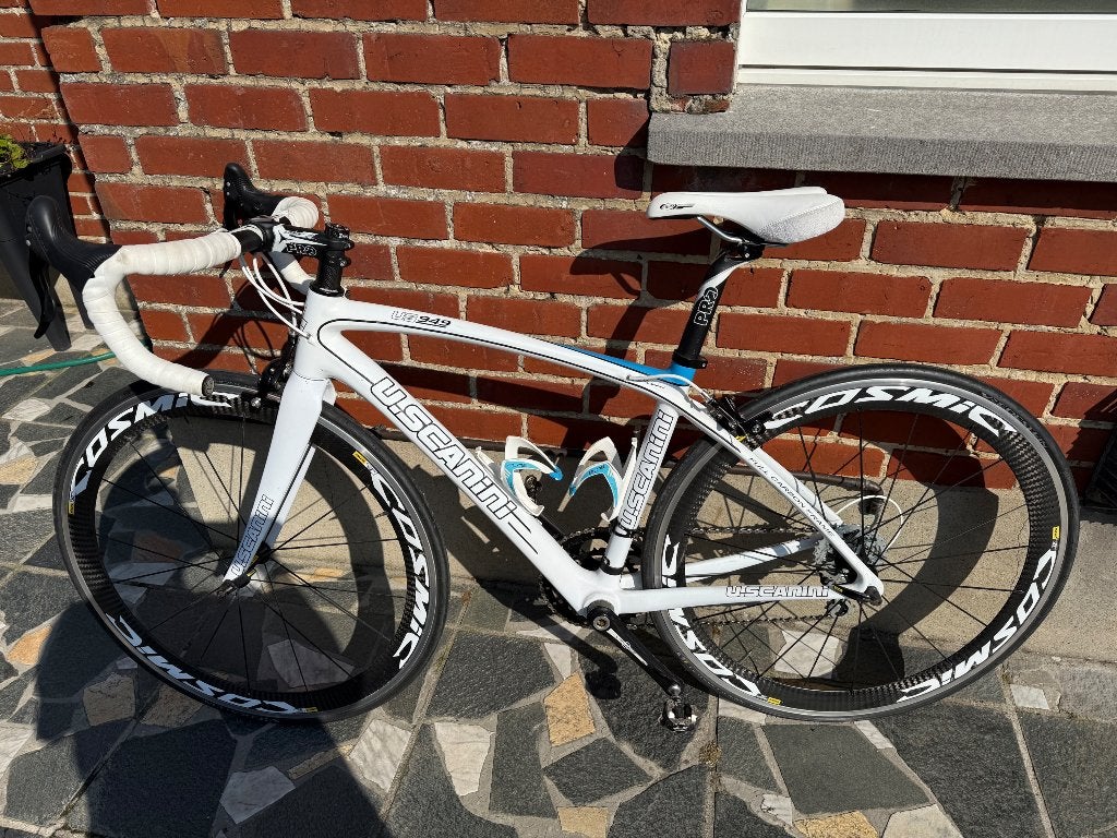Koersfiets, Ophalen, Gebruikt, Carbon, Velgrem