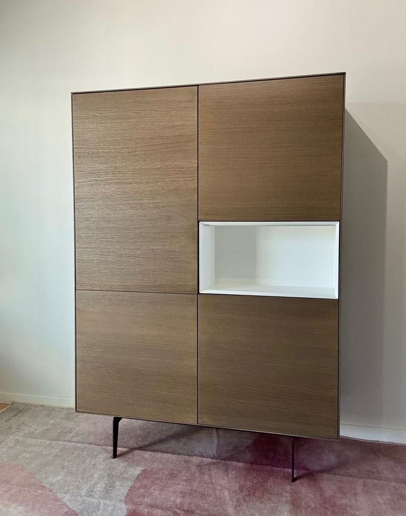 Bergkast eik - Mintjens Furniture - Bloom collectie BL10, Ophalen, Met deur(en), 150 tot 200 cm, Zo goed als nieuw