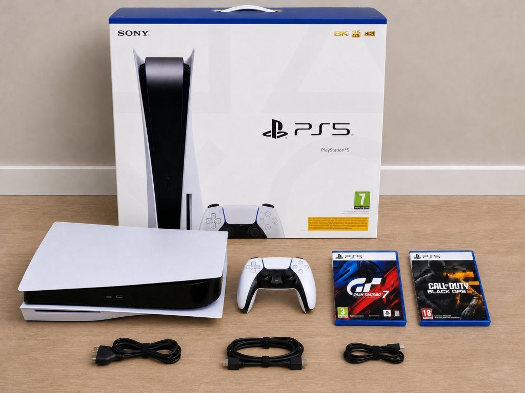 PlayStation 5 DiscEdition- Perfecte staat- Met doos +GT7&BO6, Ophalen, Gebruikt, Playstation 5