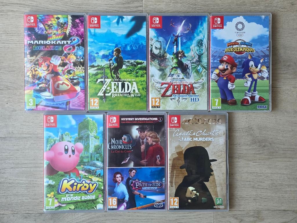 Jeux Nintendo Switch : vente à la pièce lisez la description, Consoles de jeu & Jeux vidéo, Enlèvement, Comme neuf