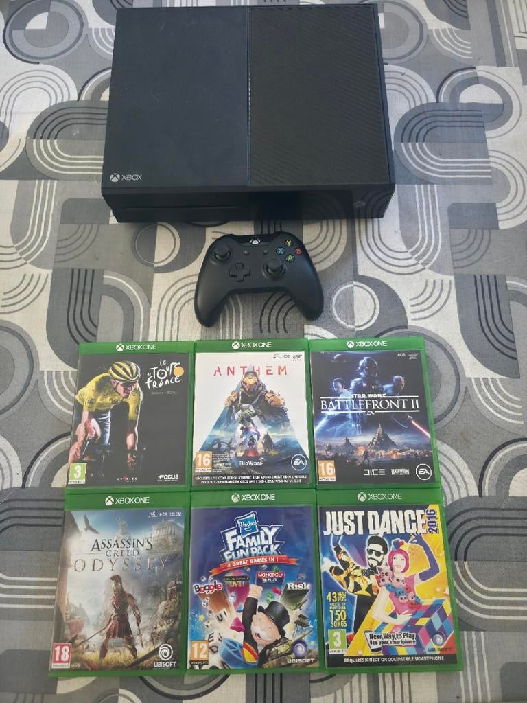 Xbox one 500GB met games, Games en Spelcomputers, Spelcomputers | Xbox One, Ophalen, Xbox One, Refurbished, Met 1 controller