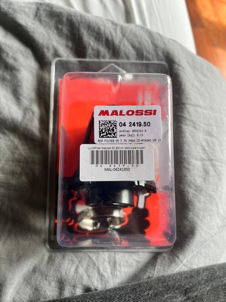 Malossi powerfilter 35mm, Motoren, Ophalen