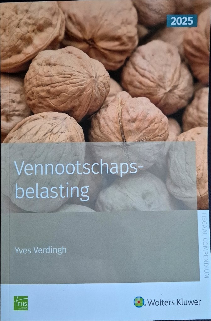 Vennootschapsbelasting 2025 Fiscaal compendium nieuw, Enlèvement ou Envoi, Neuf, Enseignement supérieur