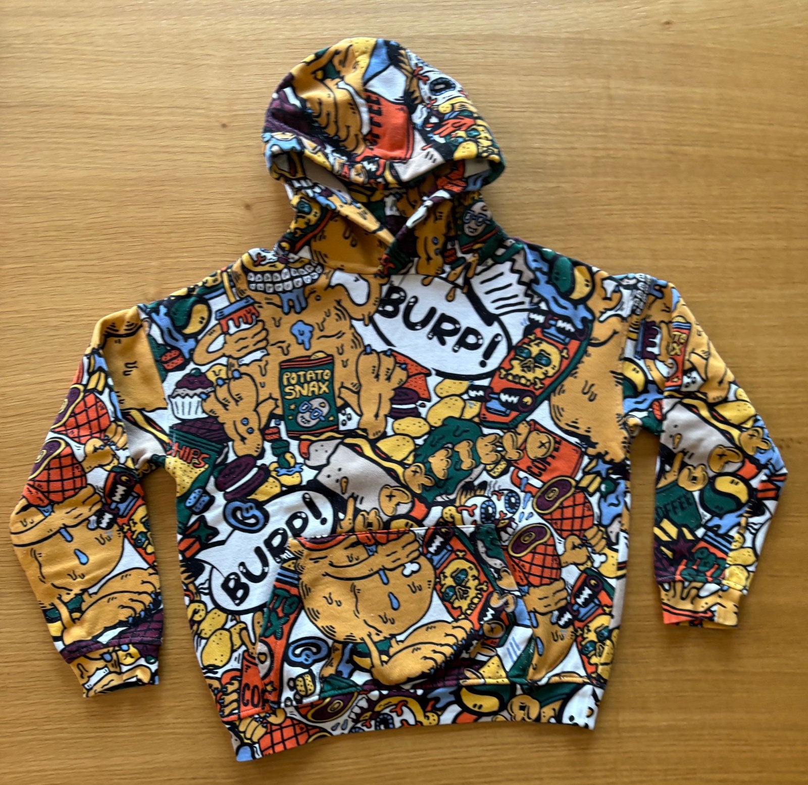Sweat à capuche Garfield - 10-12 ans - 7€, Kinderen en Baby's, Kinderkleding | Maat 146, Ophalen of Verzenden, Gebruikt, Jongen