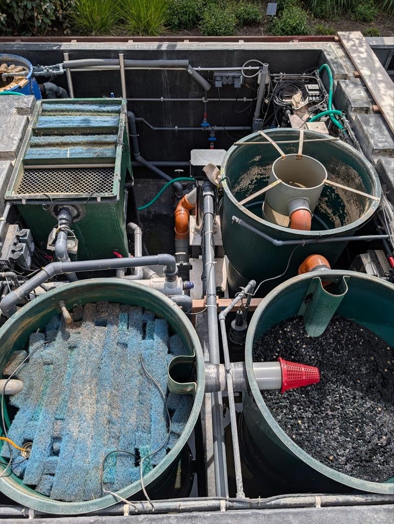 Professioneel Dubbel Filtersysteem voor Koivijver, Tuin en Terras, Ophalen, Gebruikt
