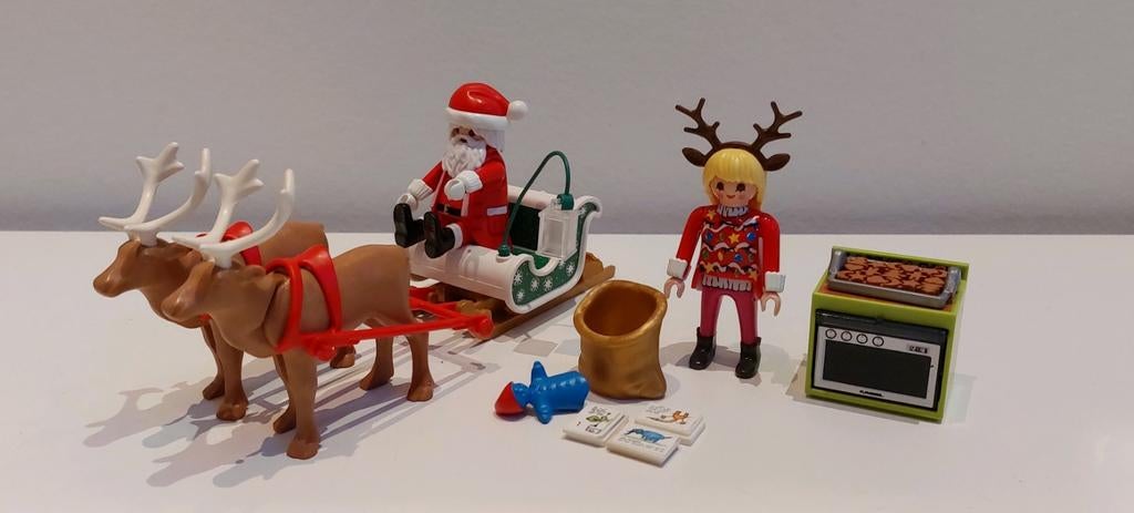 Playmobil Christmas 9496 + 70877, Kinderen en Baby's, Speelgoed | Playmobil, Ophalen of Verzenden, Complete set