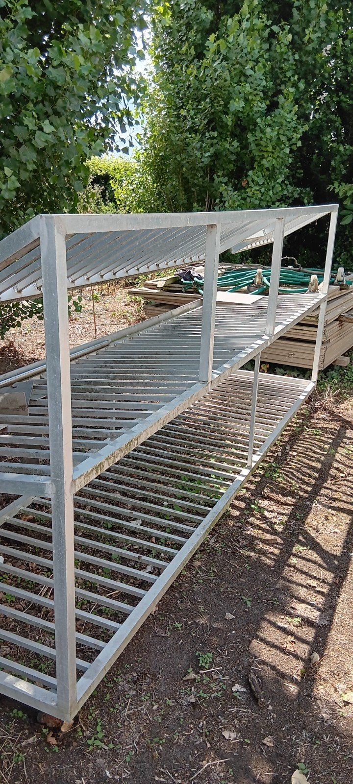 Aluminium groenten en fruit rek, Ophalen, AGF