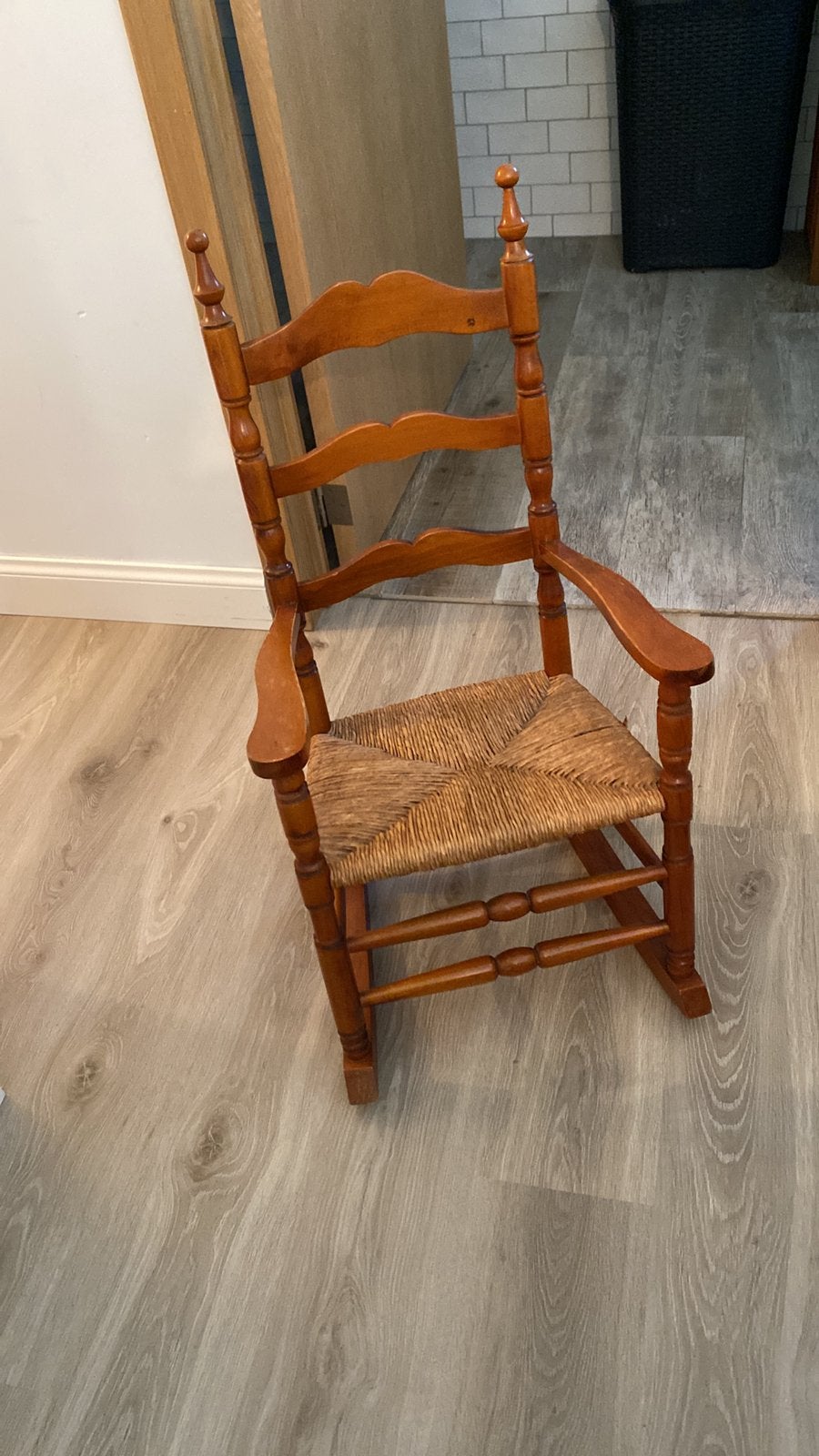 Kinder schommelstoel, Ophalen