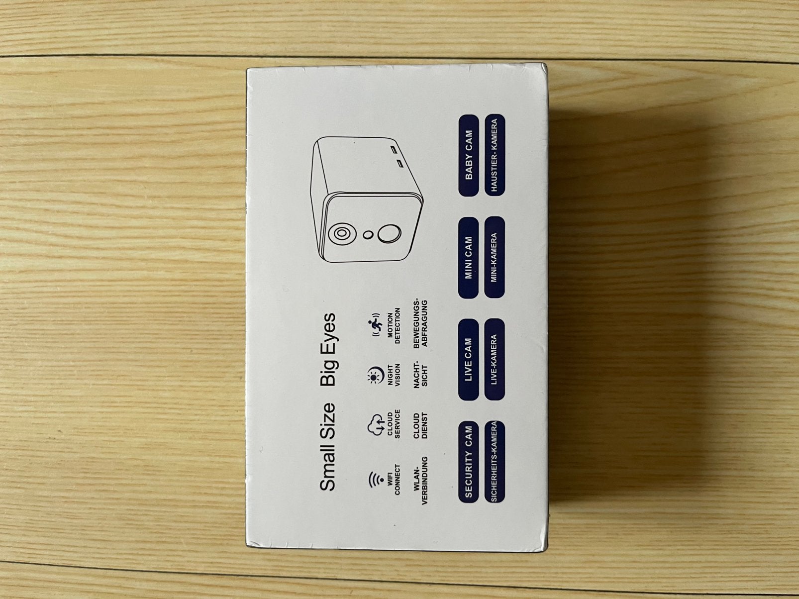 JAVISCAM Small Size Big Eyes MiniCamera Security Baby Live4K, Ophalen of Verzenden, Nieuw