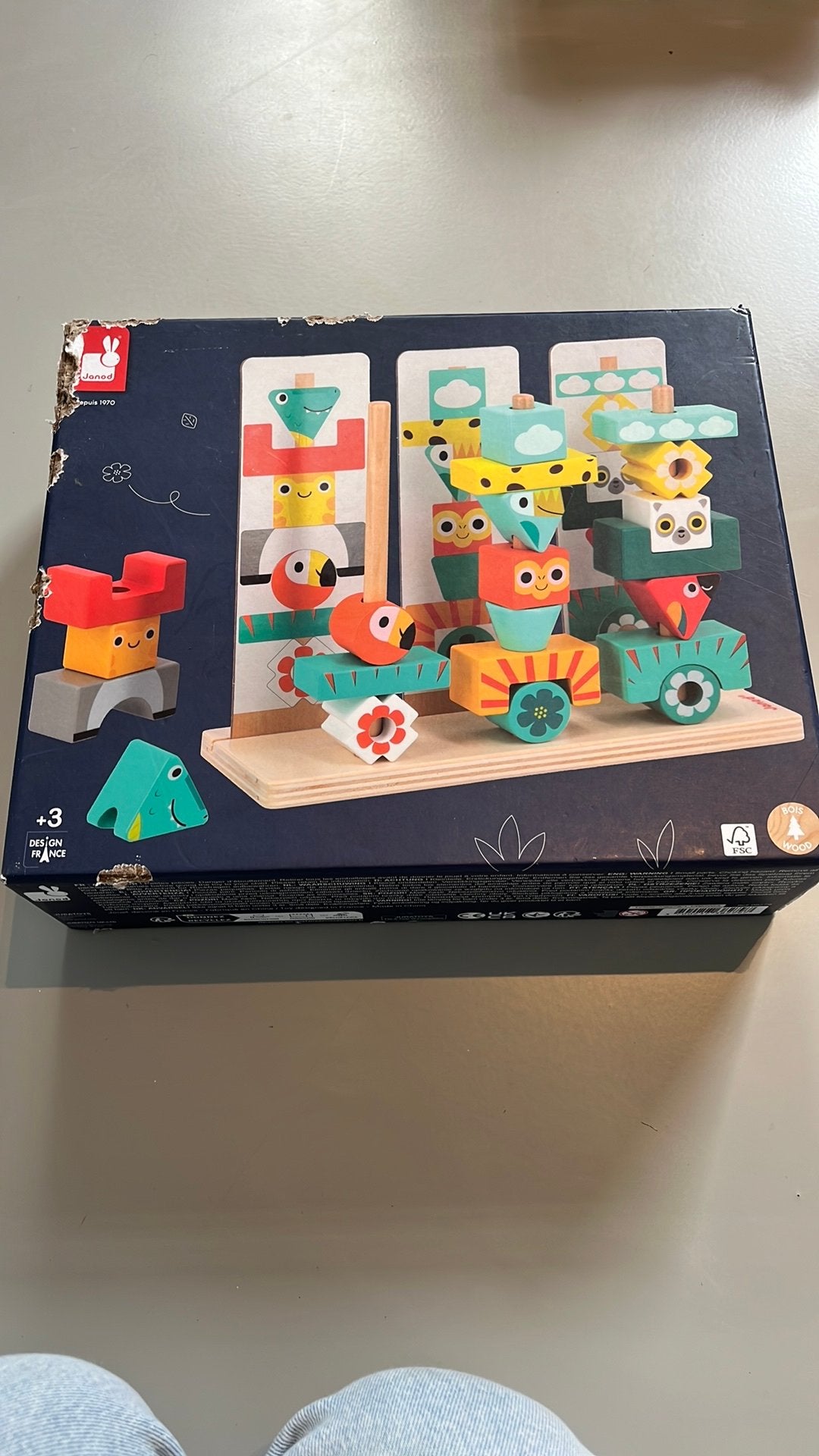 Janod totem spel, Kinderen en Baby's, Ophalen, Gebruikt, 2 tot 4 jaar