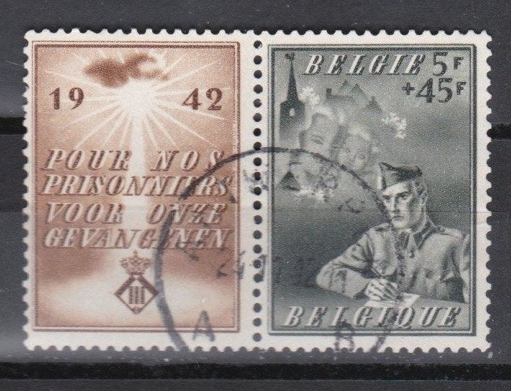 Belg. 1942 - nr 602, Verzenden, Gestempeld