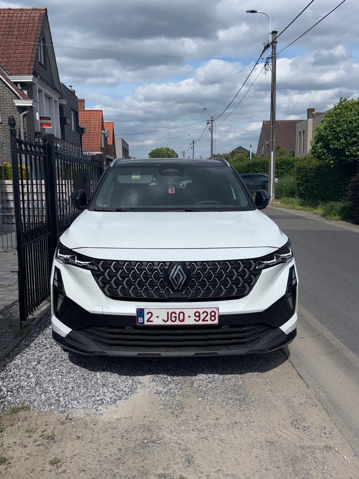 Renault austral hybryd, Auto's, Automaat, Zwart, Leder en Stof, Wit