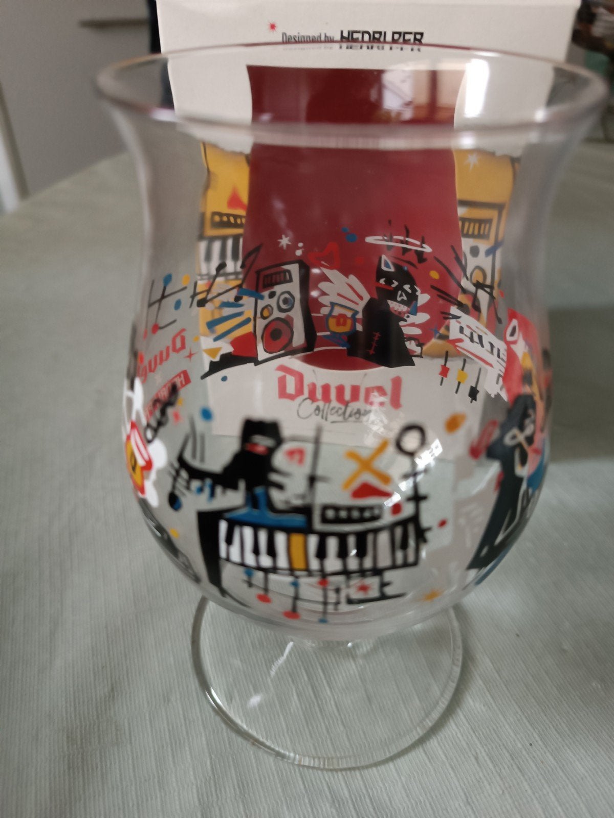 Duvel glas Henri PFR, Ophalen of Verzenden