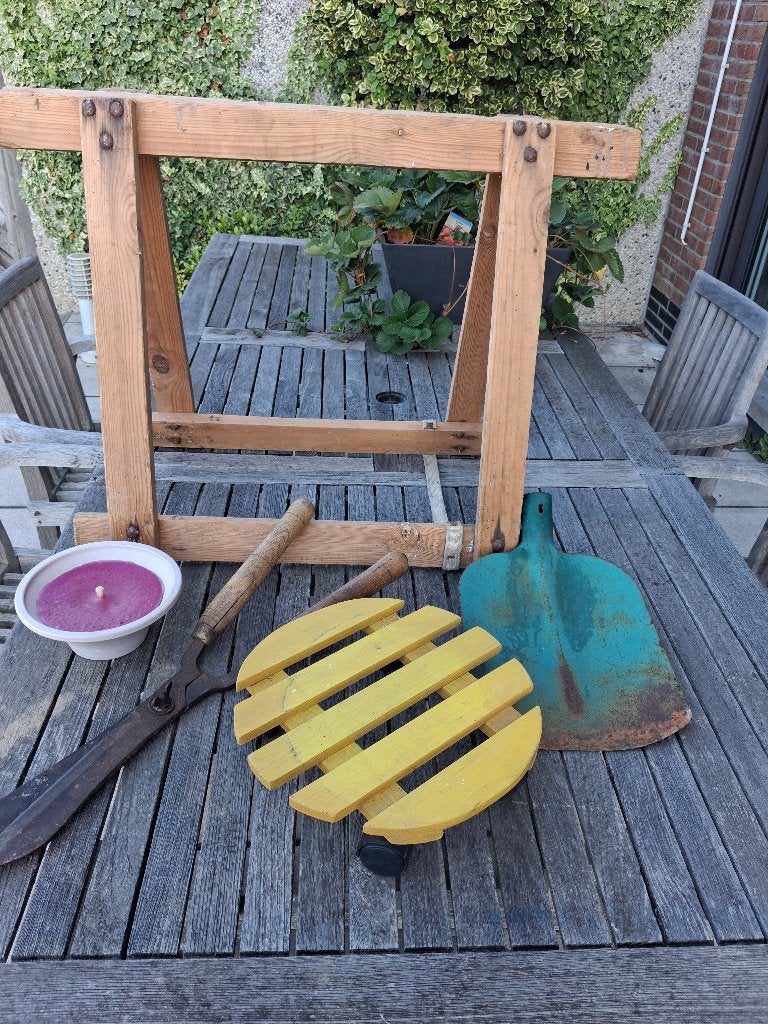 Tuingerief, snoeischaar, schop, bakken, potjes, krabbers enz, Ophalen of Verzenden, Gebruikt