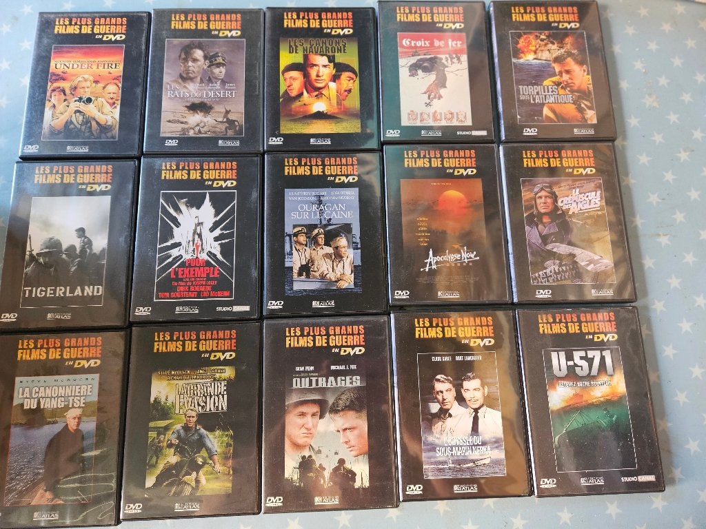 Dvd guerre en lot, Enlèvement, Comme neuf, Guerre