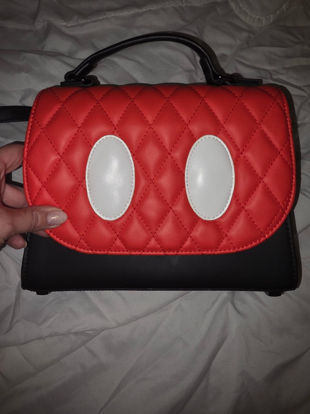 loungefly handtas, Ophalen of Verzenden, Zo goed als nieuw, Zwart, Handtas
