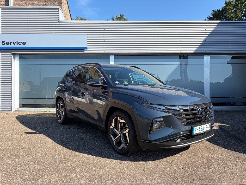 Hyundai Tucson1.6 T-GDi MHEV Shine - 1e Eig - Onderhouden, Auto's, Voorwielaandrijving, Dealer onderhouden, 4 cilinders, Blauw