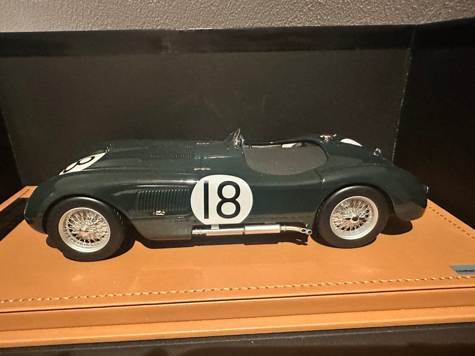 1/18 Jaguar C-type Le Mans 1953 Winner - TecnoModel Mythos, Ophalen of Verzenden, Zo goed als nieuw
