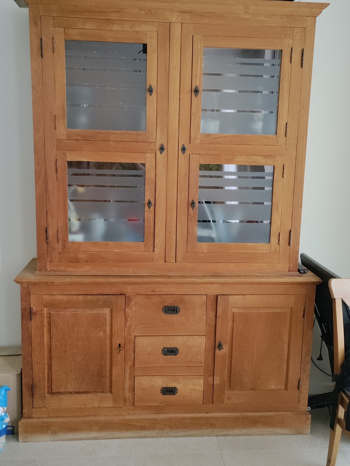 armoire en teck, Maison & Meubles, Enlèvement, Utilisé
