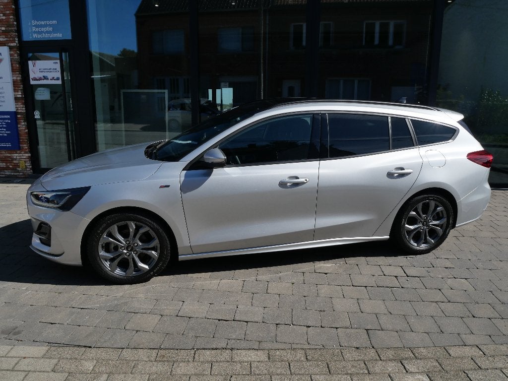 Ford Focus 1.0 EcoBoost Mild-Hybrid St-line AUTOMAAT, Autos, Focus, Argent ou Gris, Euro 6, Entreprise