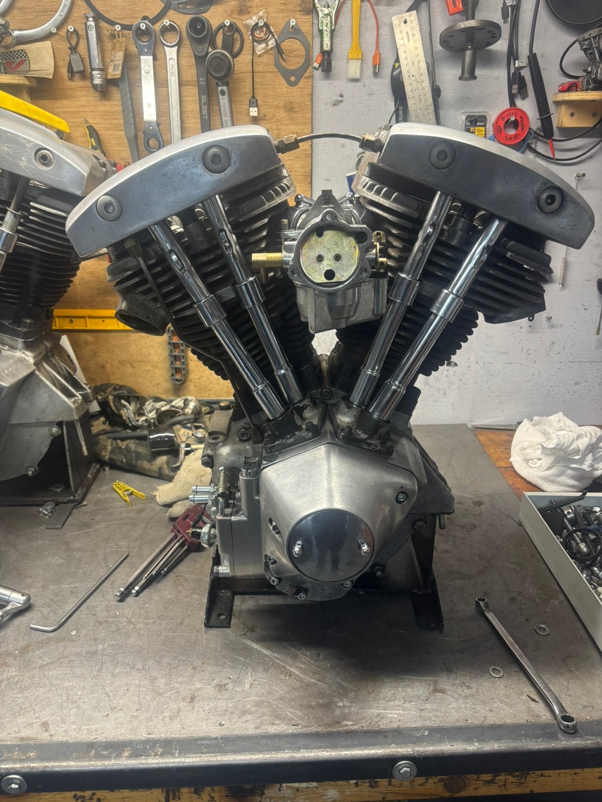 1200 shovelhead blok en frame met kenteken, Motoren, Ophalen of Verzenden