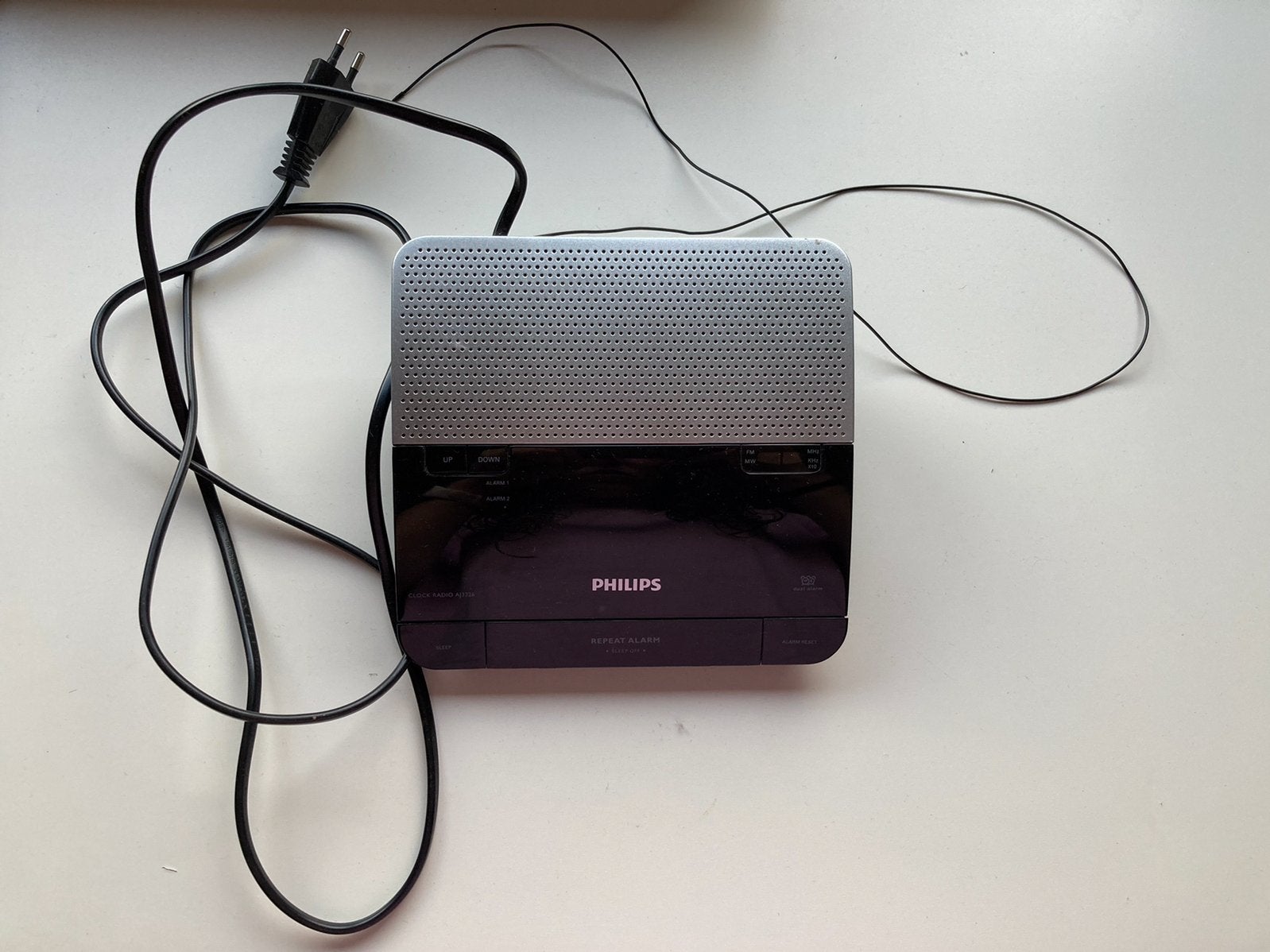 Philips radio clock AJ3226, Ophalen of Verzenden, Zo goed als nieuw, Digitaal