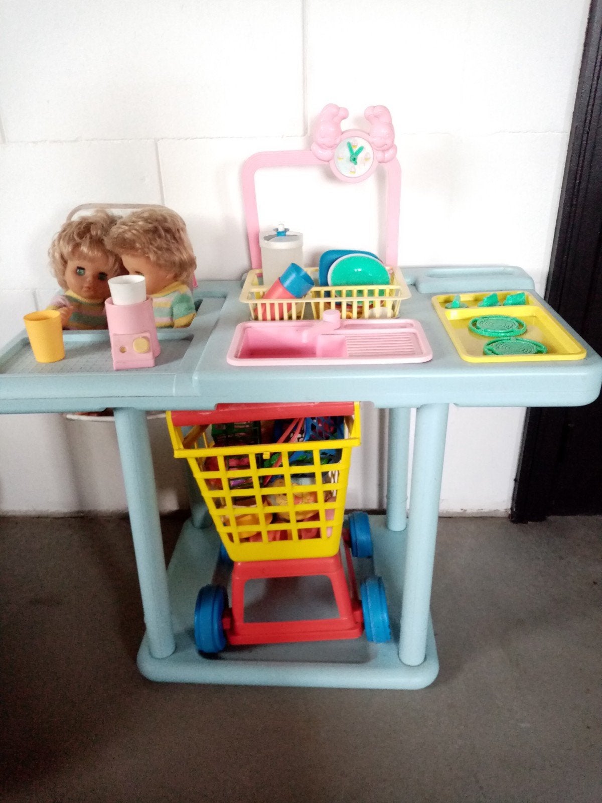 keukentje met winkelkar en toebehoren, Kinderen en Baby's, Ophalen