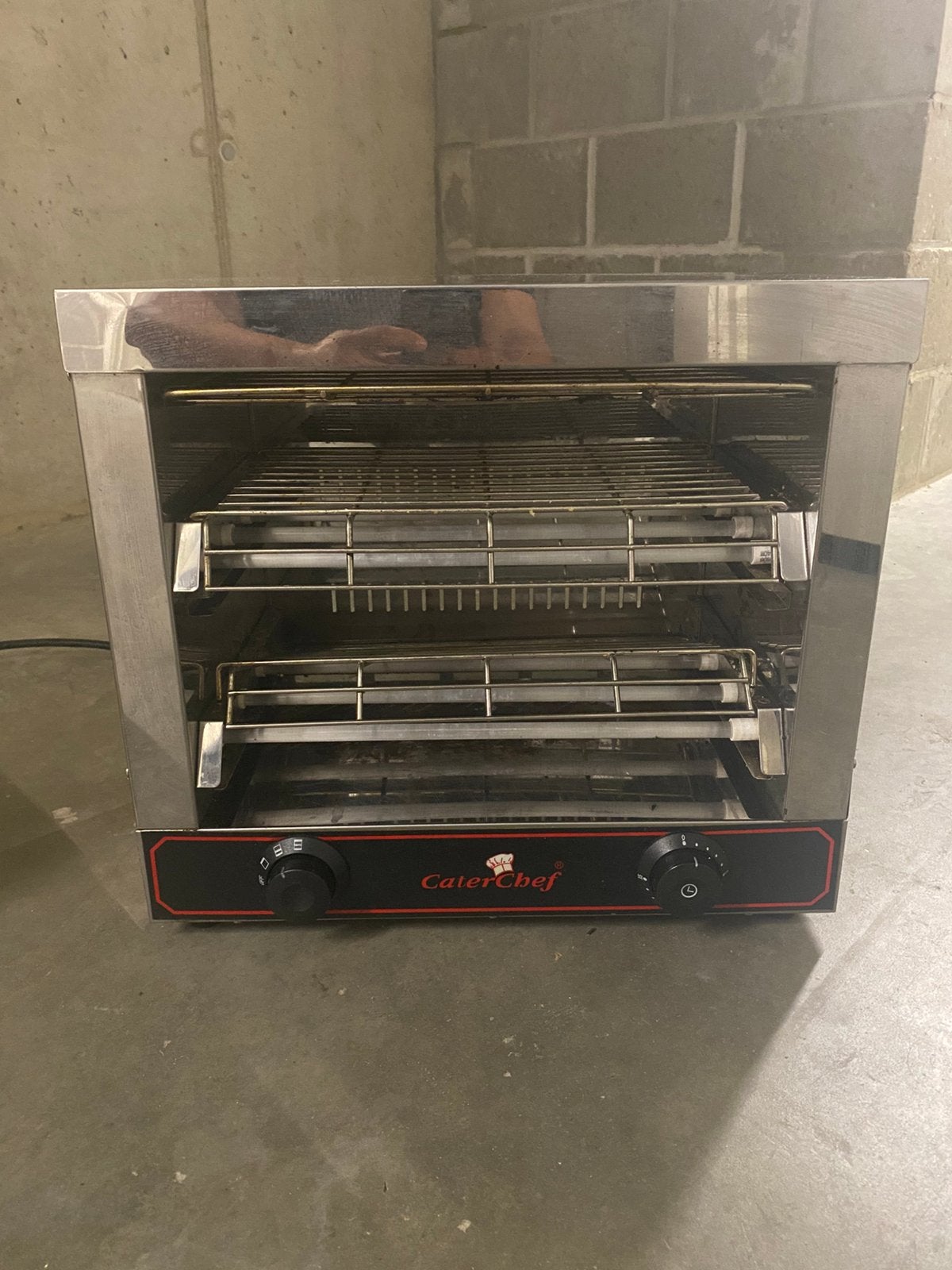 Caterchef tosti apparaat, Ophalen