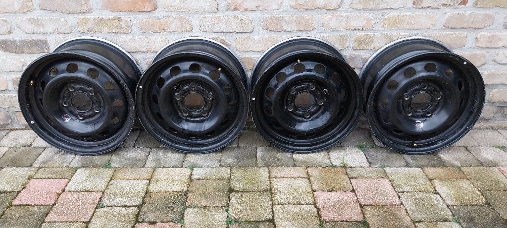 aluminium velgen zonder banden, Ophalen, Gebruikt, Velg(en), 16 inch