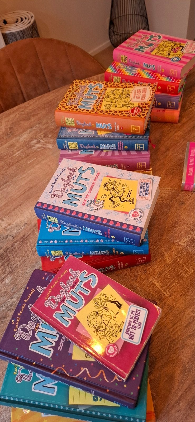 Dagboek van een MUTS, Boeken, Ophalen