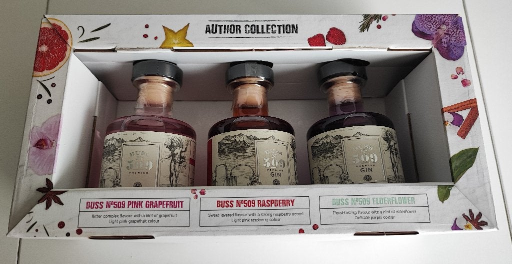 Coffret cadeau Gin Buss 509, Collections, Vins, Enlèvement ou Envoi