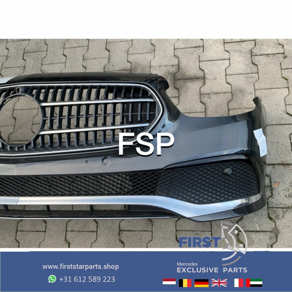 W213 W238 2020 FACELIFT VOORBUMPER GRIJS  E Klasse  Mercedes, Auto-onderdelen, Gebruikt, -, Voor, Ophalen of Verzenden