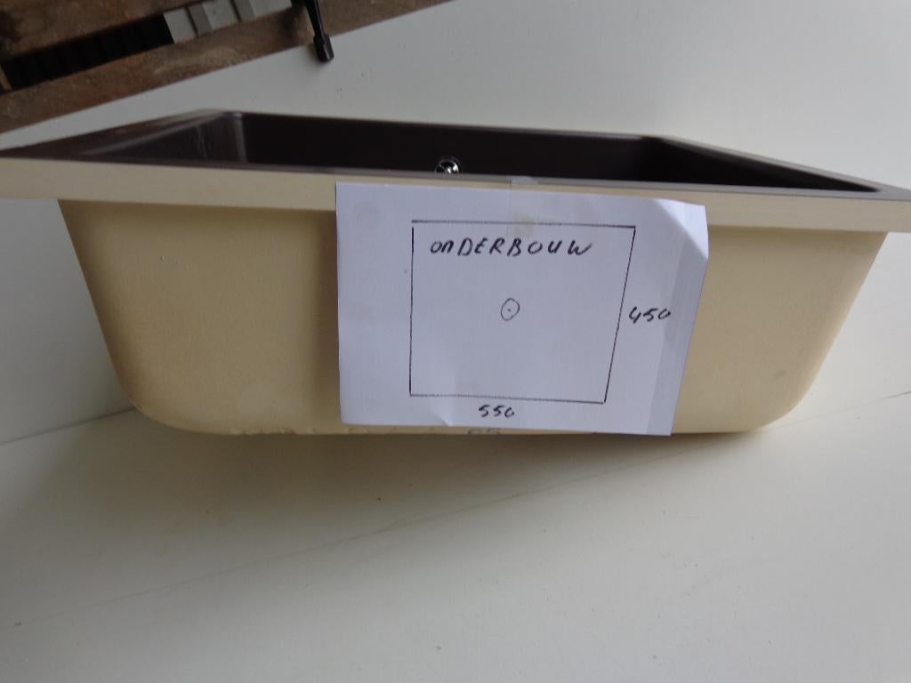 2 onderbouw wastafels ceramic, Doe-het-zelf en Bouw, Ophalen, Nieuw, Steen, Wastafel